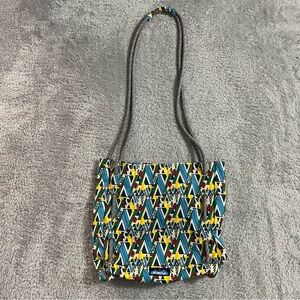 Kavu Geometric Pattern‎ Shoulder Bag Rope Handles Tote